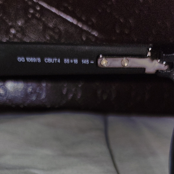 Gucci round black sunglasses - Picture 4 of 4